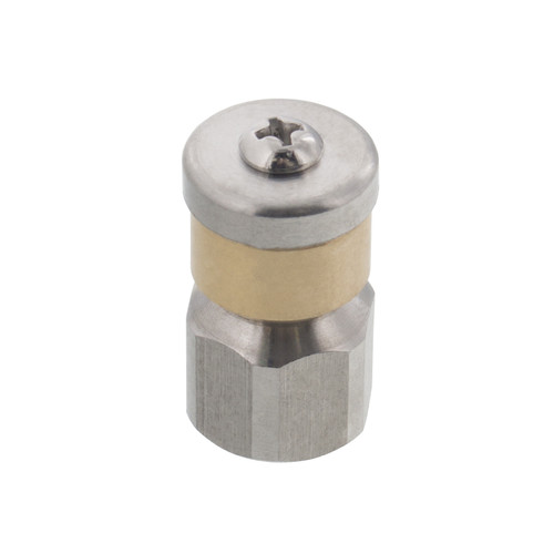 Erie Tools Rotating 1/4" Sewer Jetter Drain Cleaning Nozzle 6.5 Orifice