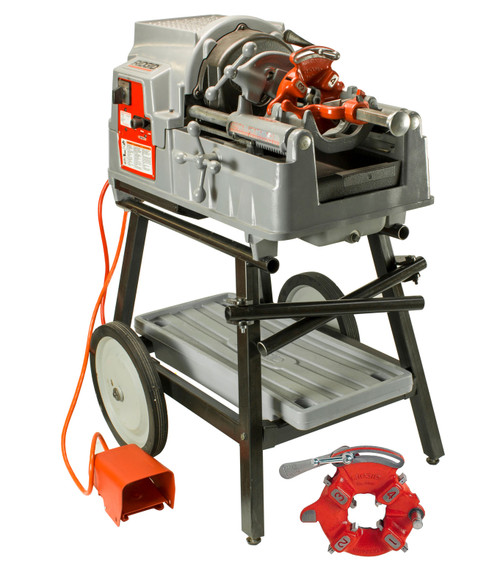 Reconditioned RIDGID® 535A V3 Pipe Threader with 811A & Extra Head Dies & Cart