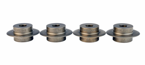 (4) REED® 3505 HSI4 Stainless Steel Cutting Wheels for H4 Hinged Pipe Cutter