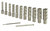 Steel Dragon Tools® 13pc. High Speed Steel HSS Annular Cutter Kit 2" Depth