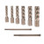 Steel Dragon Tools® 7 HSS Annular Cutter Kit 2in. Depth 7/16in. to 3/4in.