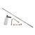 Steel Dragon Tools® 48 in. Pressure Washer Extension Wand U-Bend Nozzle Soap Gun