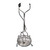 24" Stainless Steel Pressure Washer Flat Surface Cleaner with Wheels