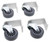 Wheel Kit for Surface Cleaners Hot Cold Water Pressure Washer