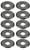 10 Steel Dragon Tools® Cutting Wheels for WRA40/WRA35/WRA20 Wire Strippers