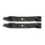 2 USA Mower Blades® for MTD® 742-0610 742-0610A 942-0610 942-0610A 38in. Deck