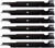 6 USA Mower Blades® for Exmark® 103-2508 103-2518 103-2518-S 36in. 52in. Deck