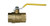 Brass Ball Valve, 3/4" Female X Female NP 600 PSI
