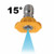Erie Tools 1/4in. Quick Connect Nozzle 15 Degree 4.0 Orifice 4000 PSI