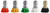 Erie Tools 1/4in. Quick Connect 5pc. Nozzle Kit 5.0 Orifice 4000 PSI