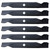 6 USA Mower Blades® for AYP® 126338 127841 532138496 917532127841 36" 52" Deck