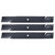 3 USA Mower Blades® for Exmark® 643006 103-2521 Toro® 105-7711 105-7719 72" Deck
