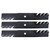 3 USA Mower Blades® for Dixie Chopper® 30227-50 Dixon® 539126276 32" 50" Deck