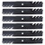 6 USA Mower Blades® for Dixie Chopper® 30227-50 Dixon® 539126276 32" 50" Deck