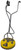 BE Power Equipment 20" Whirl-A-Way Fiberglass Flat Surface Cleaner