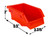 Erie Tools (12)  Red Replacement Parts Bin For ETD-PB-090