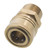 Erie Tools 3/8in. x M22 Brass Socket Quick Connect Coupler Set 4000 PSI