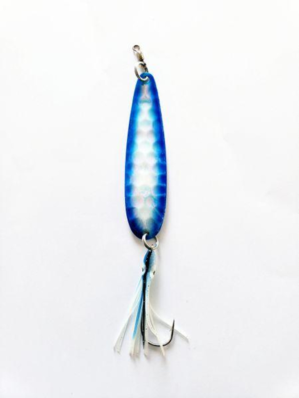 Kingfisher Trolling Spoon -Neon Chartreuse/Red Dot by Gold Star at