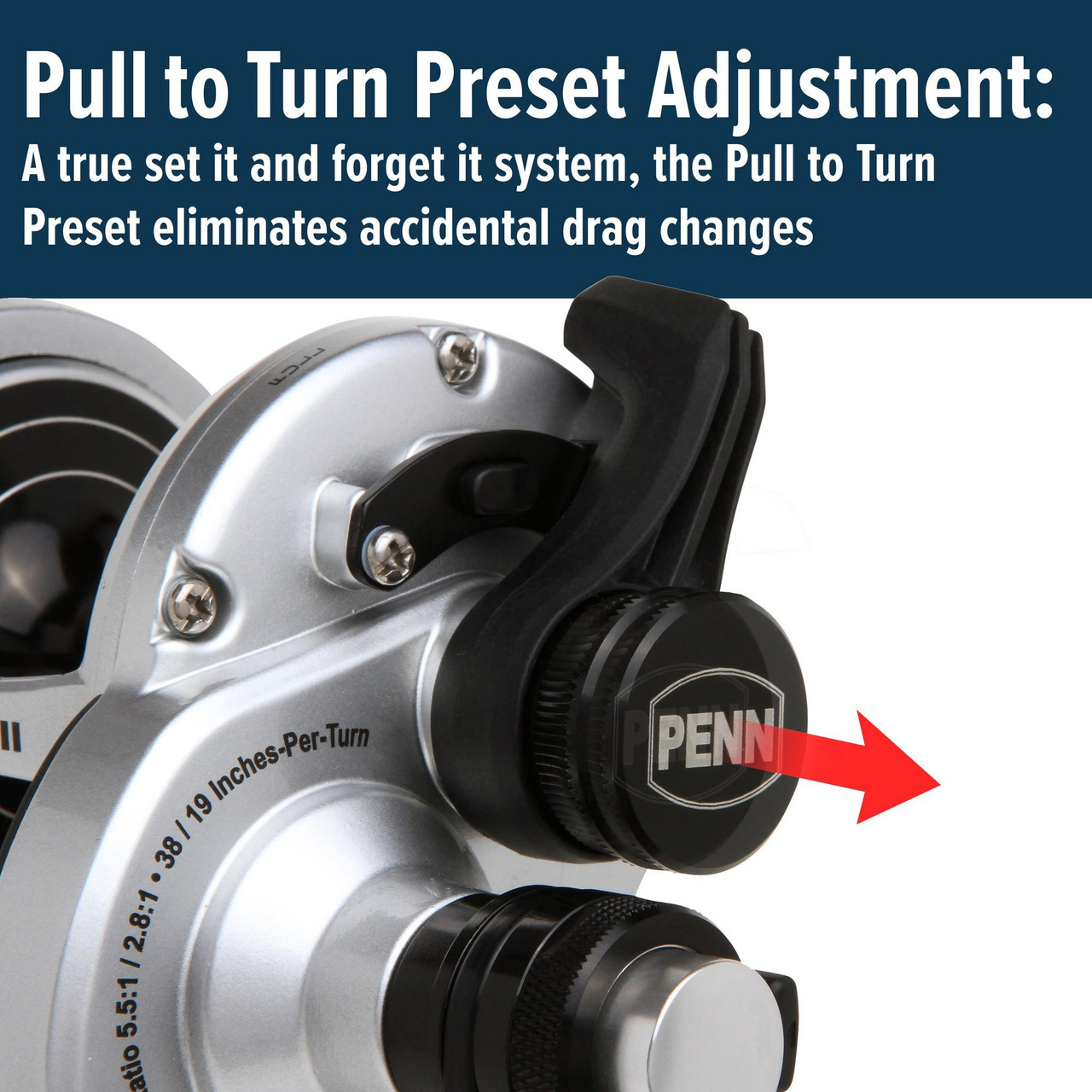 PENN Fathom II Lever Drag 2 Speed Reels