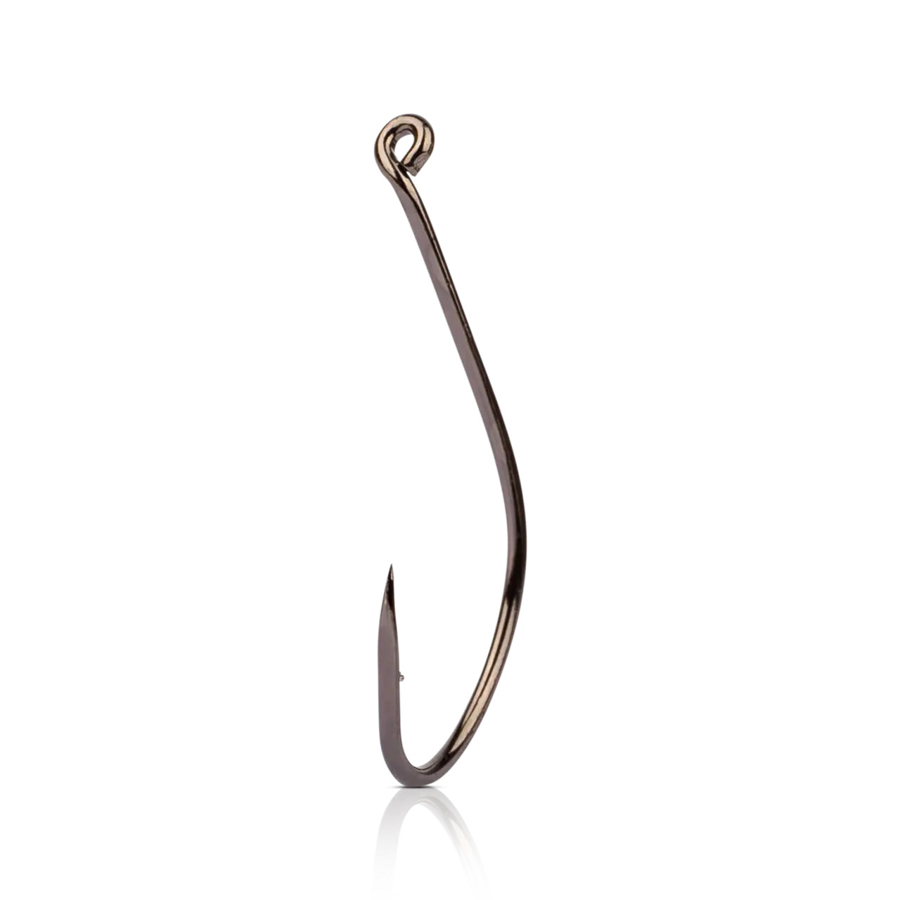 Mustad Wide Gap Hook Bronze 10ct Size 2
