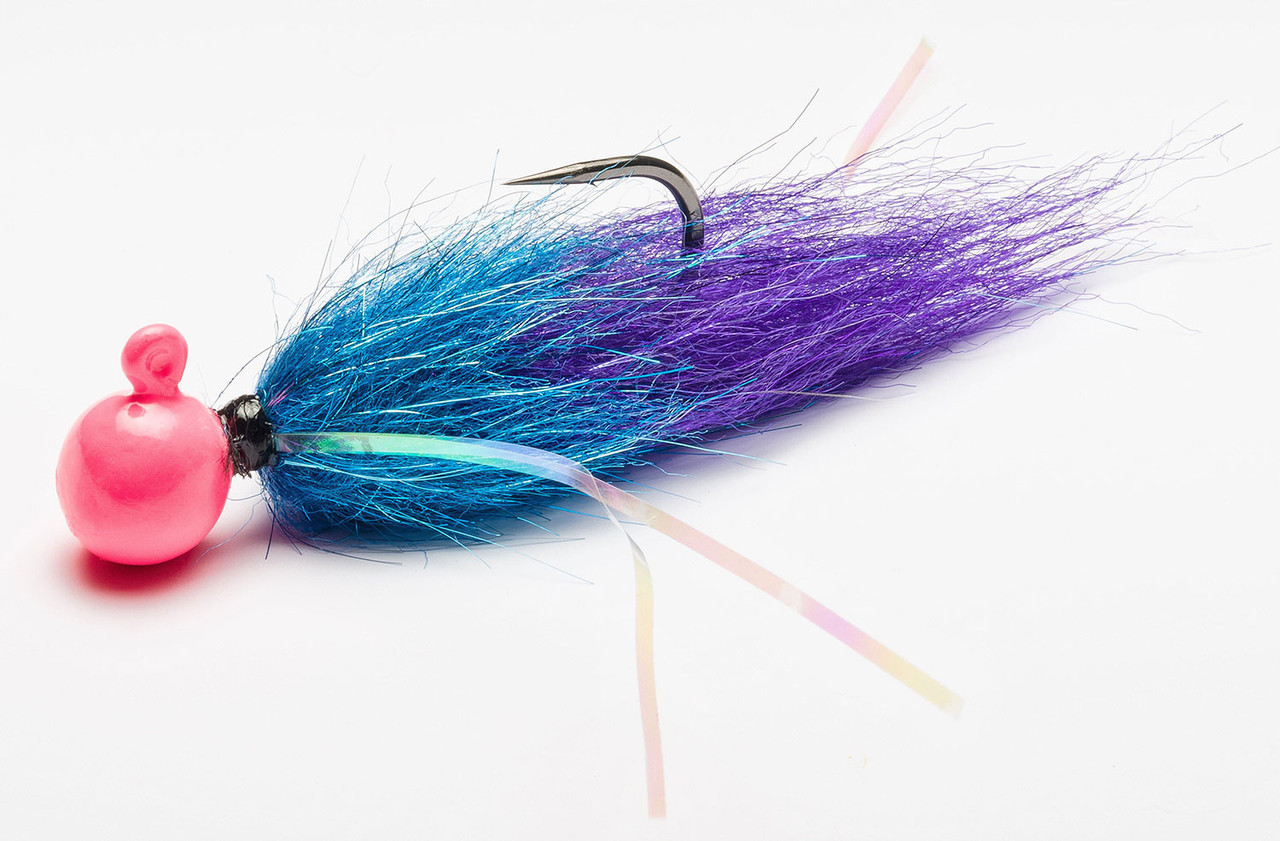 Mustad Addicted Tailout Twitcher Jig - 1/2 oz. - Pink/Copper Candy/Purple
