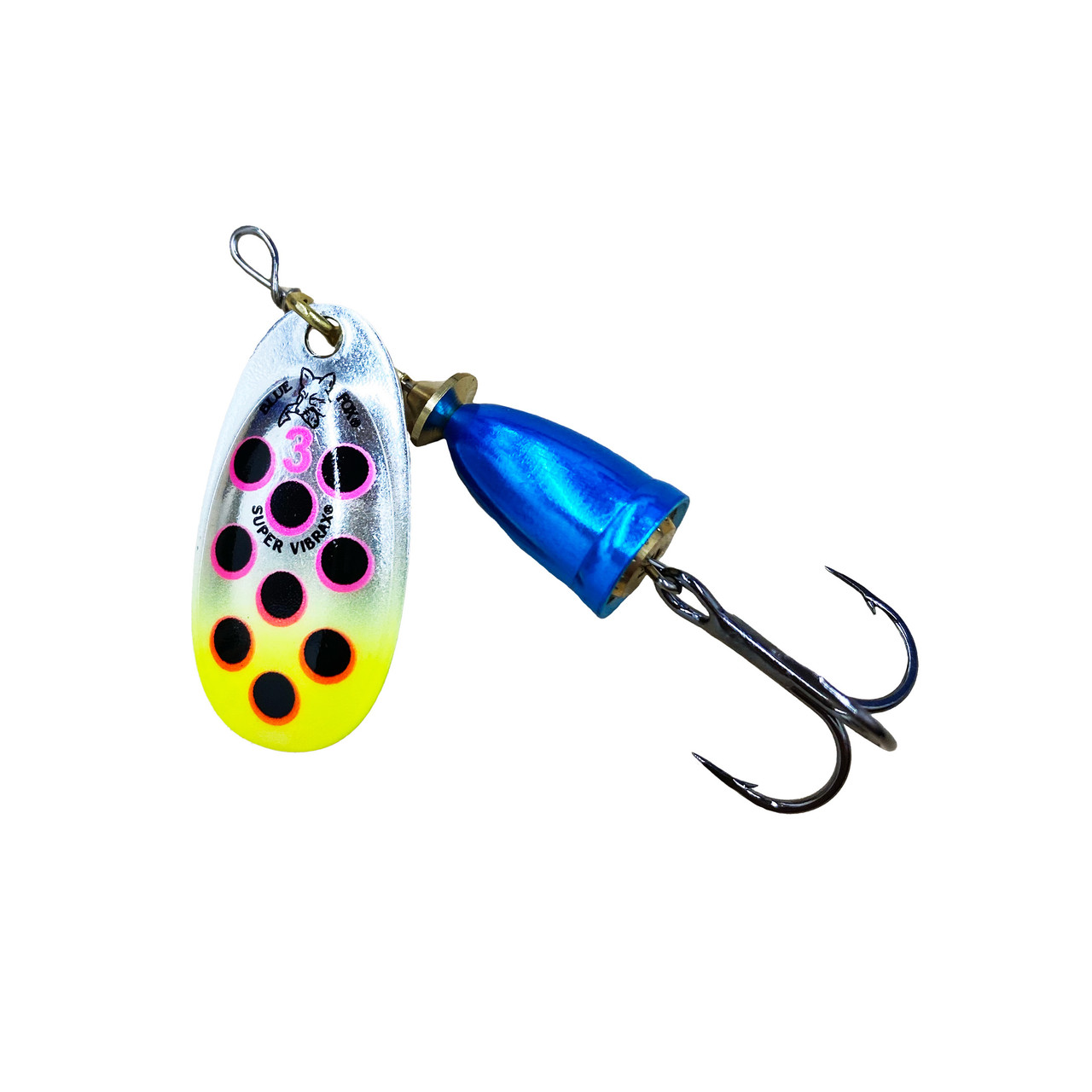 Blue Fox Classic Vibrax Spinner Bleeding Silver/Chrome Blue; 3