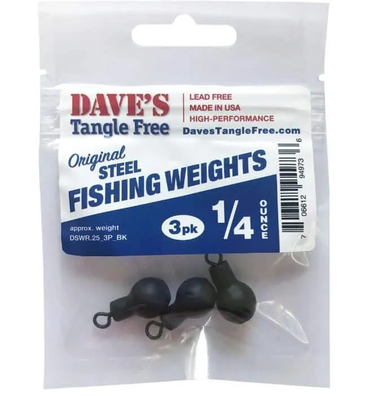 Dave's Tangle Free Grab-N-Go Weight Packs