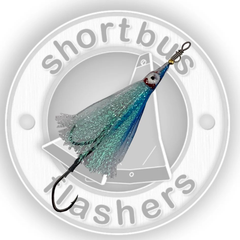 Shortbus Hoochie Tinsel Spinner Rig - 2PK