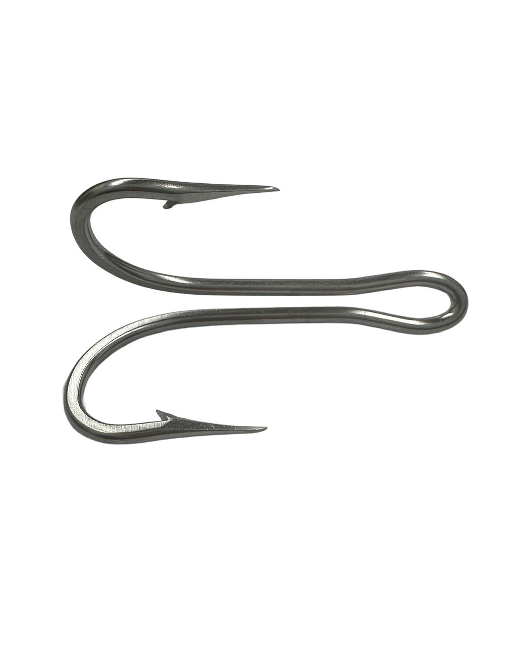 double prong fish hooks Fish-Field Stainless Steel Cut Point Double Hooks