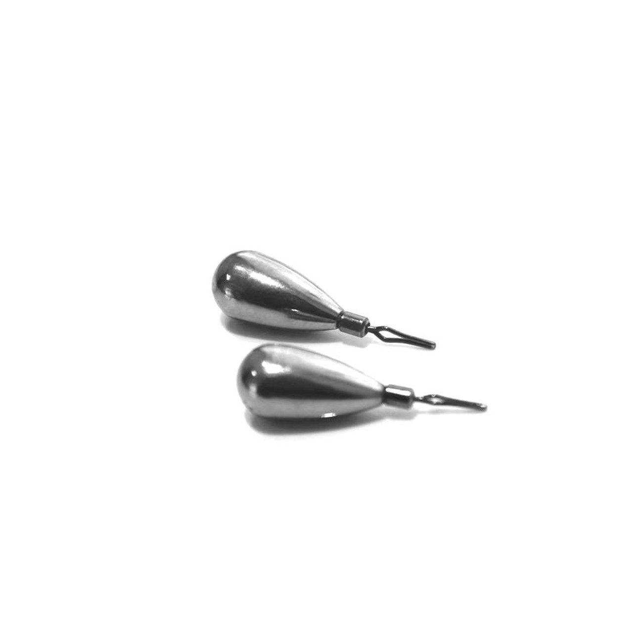 Fish-Field Tungsten Teardrop Dropshot Weights - Plain