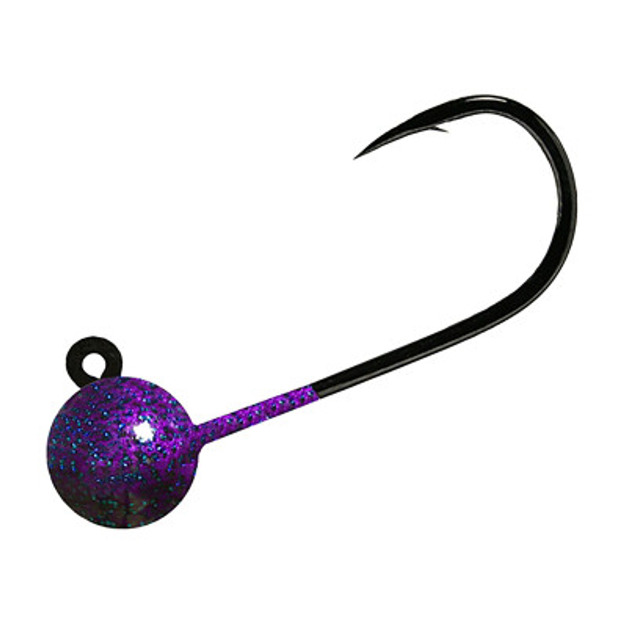 Danielson Steelhead Jig Fishing Equipment, 1/4 oz, Purple/Black, Fishing  Jigs