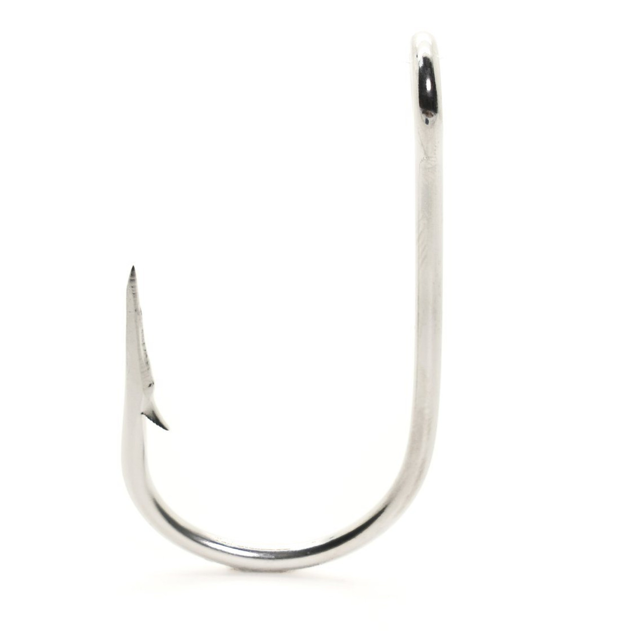 Mustad Salmon Siwash 3X Strong Hollow Point Open Ring Hook (100 Pack)