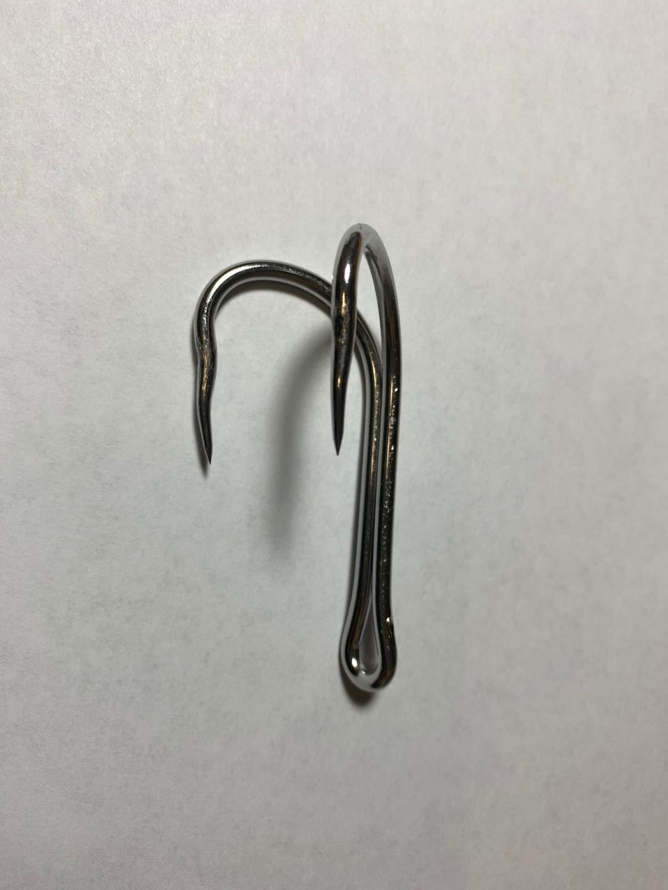 Fish-Field Stainless Steel Needle Point Barbless Double Hooks - Commercial  Grade