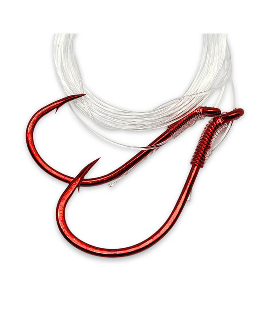 Gamakatsu Mooching Rig (Slip Tie) in Red | Size 5/0 6/0 | 30 lb Test