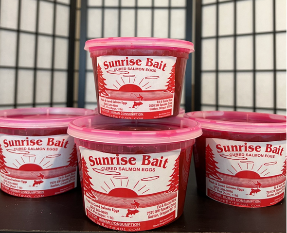 Sunrise Bait Cured Salmon Eggs - 16oz Pint