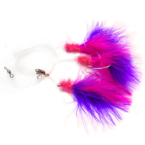 Mack's Lure Smile Blade Fly, Pink Sparkle