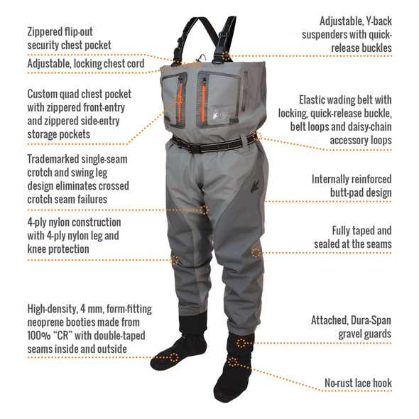 Frogg Togg Pilot II Breathable Stockingfoot Chest Wader