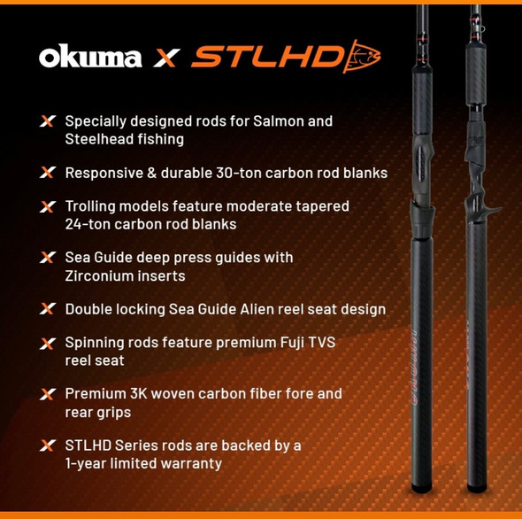 Okuma STLHD Gear Series Rods - Limited Edition