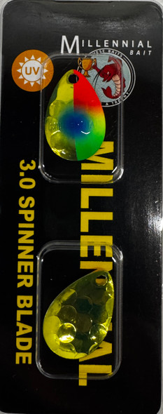 Millennial Bait 3.0 Spinner Blades 2 Pack - New For 2026