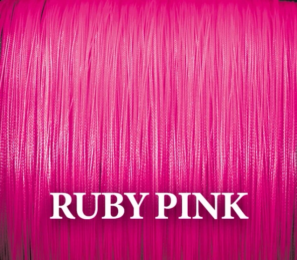 Daiwa Samurai X8 Ruby Pink Braided Line - 165yd Spool
