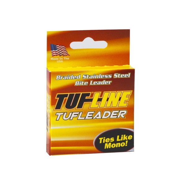 Tuf-Line Tuf-Leader - Braided Stainless Steel Leader with Spectra Core