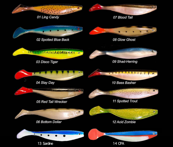 Fish-Field Thumper Tail Swimbait - 9 inch