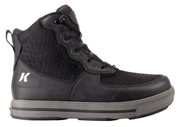 Korkers Stealth Sneaker Boot w/ Fixed Kling-On Rock Soles, Black - FB9200