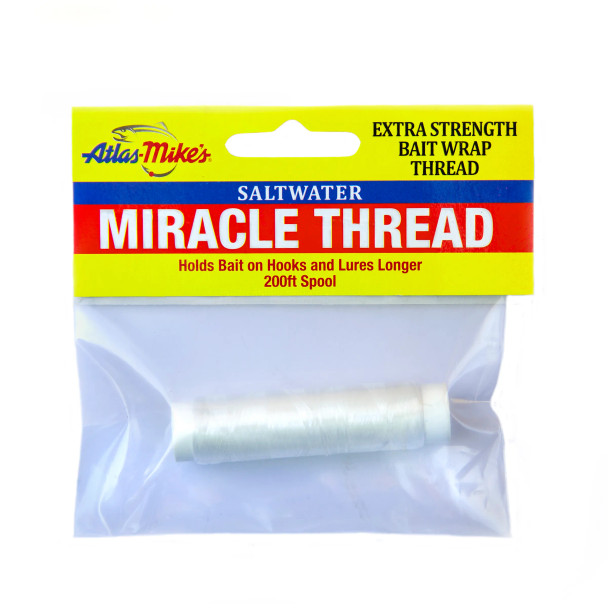 Atlas-Mike's Miracle Thread Bait Wrap Saltwater Clear
