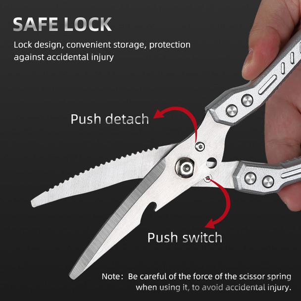 Fish-Field Multi-Functional SST Blade Scissors Fish-Field Multi-Functional SST Blade Scissors