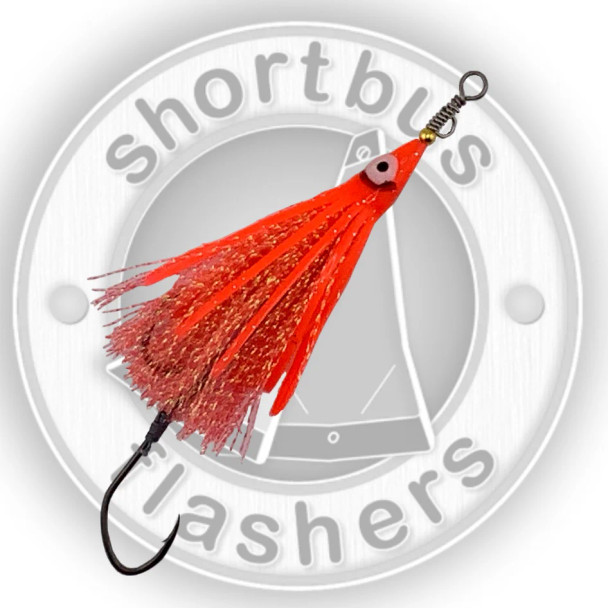 Shortbus Hoochie Tinsel Spinner Rig - 2PK