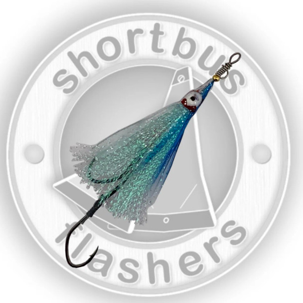 Shortbus Hoochie Tinsel Spinner Rig - 2PK