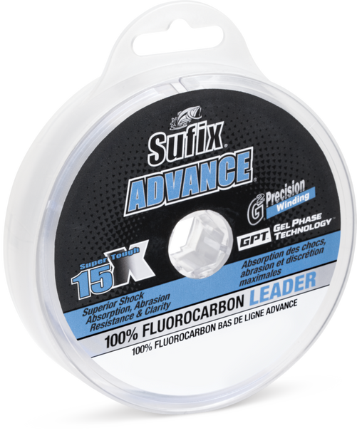 Sufix Advance Fluorocarbon Leader 25YD Spool Sufix Advance Fluorocarbon Leader 25YD Spool