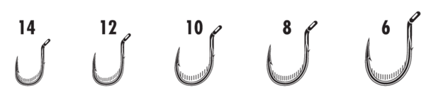 VMC Single Egg Gold Hooks