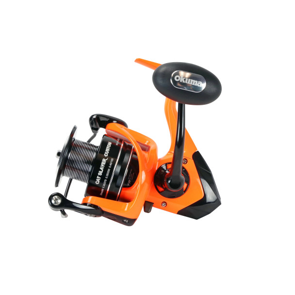 Okuma Cat Slayer Custom Spinning and Baitfeeder Reels